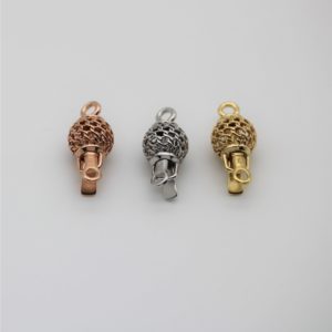 Sphere form clasp with flap