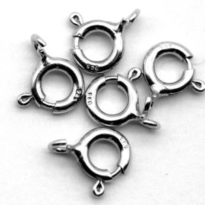 Round spring clasp 6 mm