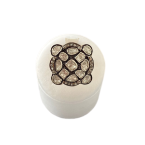 Diamond ring in silver 925