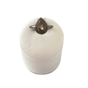 Anello in ag 925 con diamanti