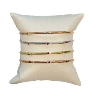 Set Bracciali con pietre preziose, Taglio diamante