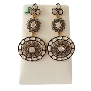 Orecchini in argento 925 con diamanti