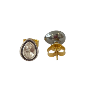 Diamond earrings in silver 925