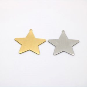 Pendente satinato forma stella