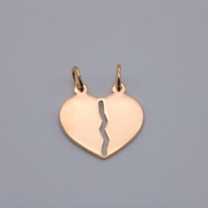 Broken heart pendant