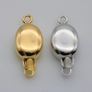 Oval smooth clasp