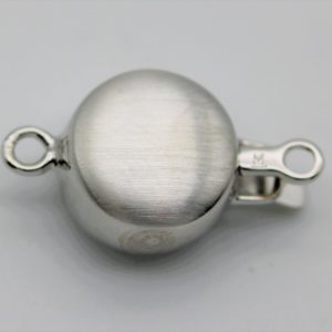 Round satin clasp