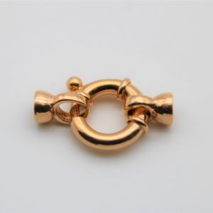 Spring clasp with small cup