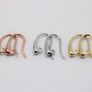 Drop shaped hook earrings