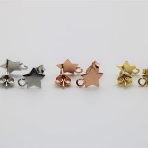 Earrings star form