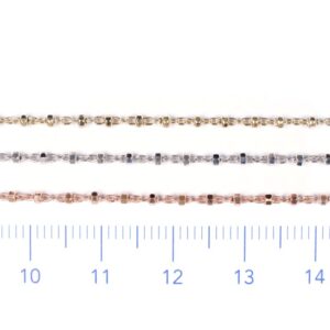 Chain with smooth cubes